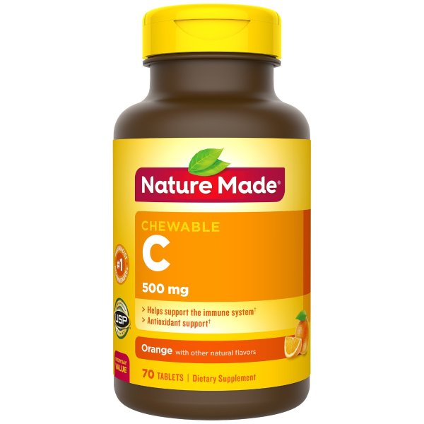 Chewable Vitamin C 500 mg Tablets, 70 Count to Help Support the Immune System?