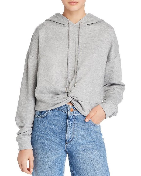Twist-Front Hooded Sweatshirt - 100% Exclusive