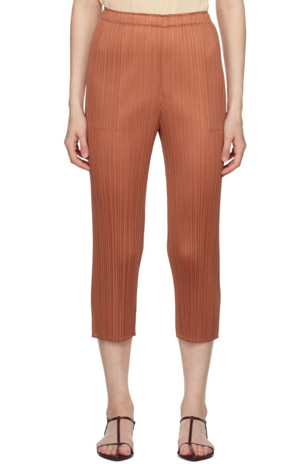 Brown Monthly Colors June Trousers
