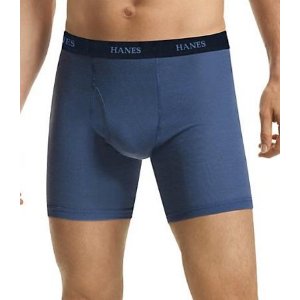 Hanes Men's TAGLESS® Long Leg Boxer Briefs Comfort Flex® Waist, 5Pk style 769LA5