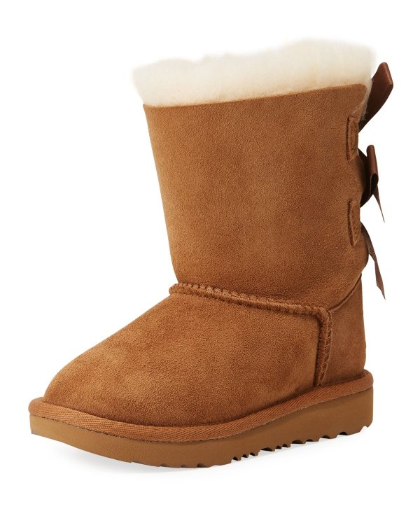 Bailey Bow II Boot, Toddler Sizes 6-12 Bailey Bow II Sheepskin Boot, Kid Sizes 13T-6Y