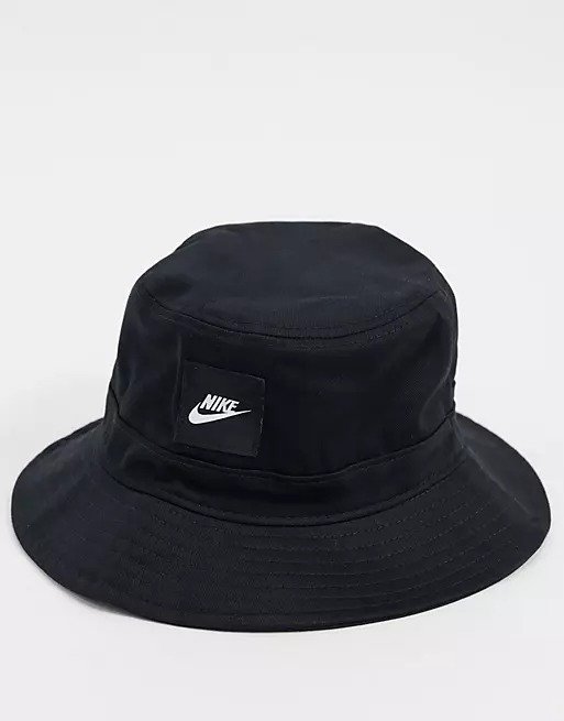 Futura bucket hat in black