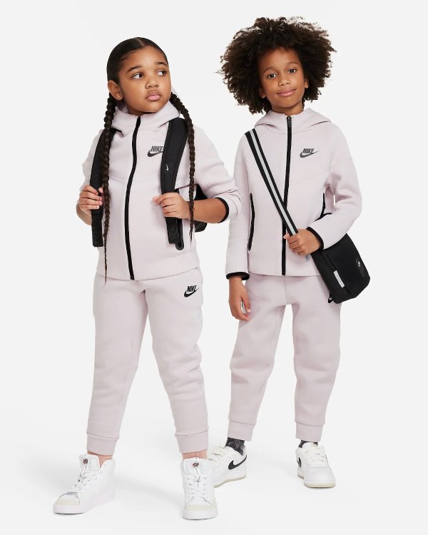 Sportswear Tech Fleece Full-Zip Set Little Kids 2-Piece Hoodie Set..com