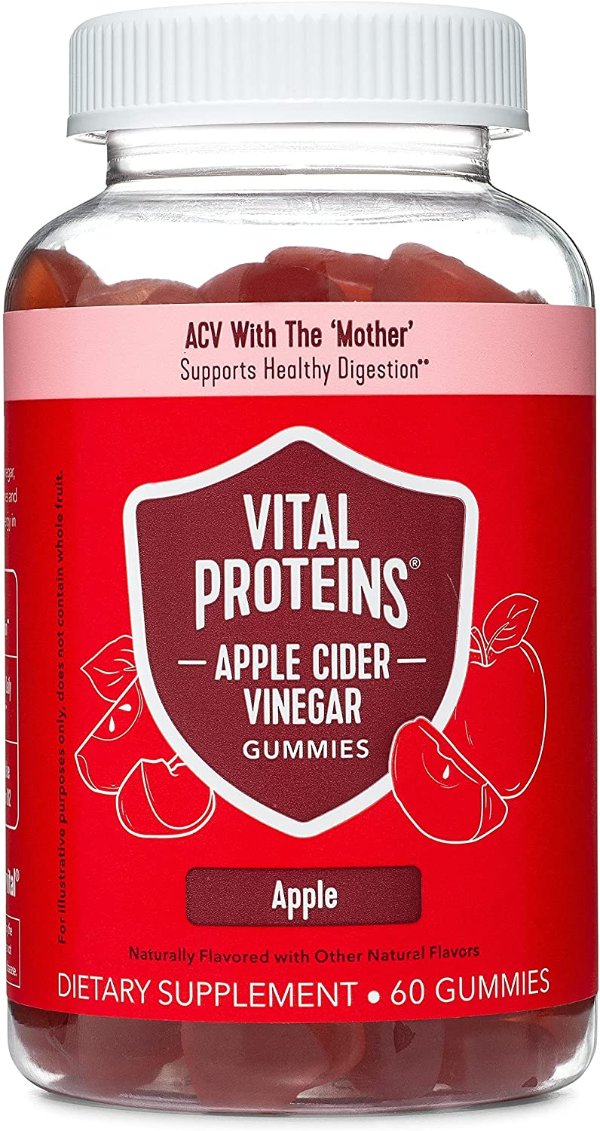 Vital Proteins 维生素苹果醋软糖 500mg 60粒