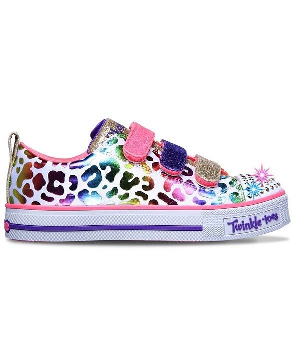 Little Girls Twinkle Toes Twinkle Lite - Sparkle Spots Stay-Put Closure Light-Up Casual Sneakers from Finish Line