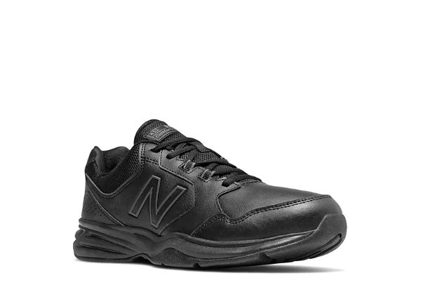 BLACK NEW BALANCE Mens 411 Walking Shoe