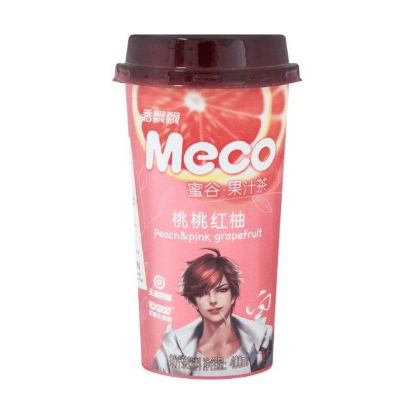 香飘飘 MECO 蜜谷果汁茶 桃桃红柚味 400ml