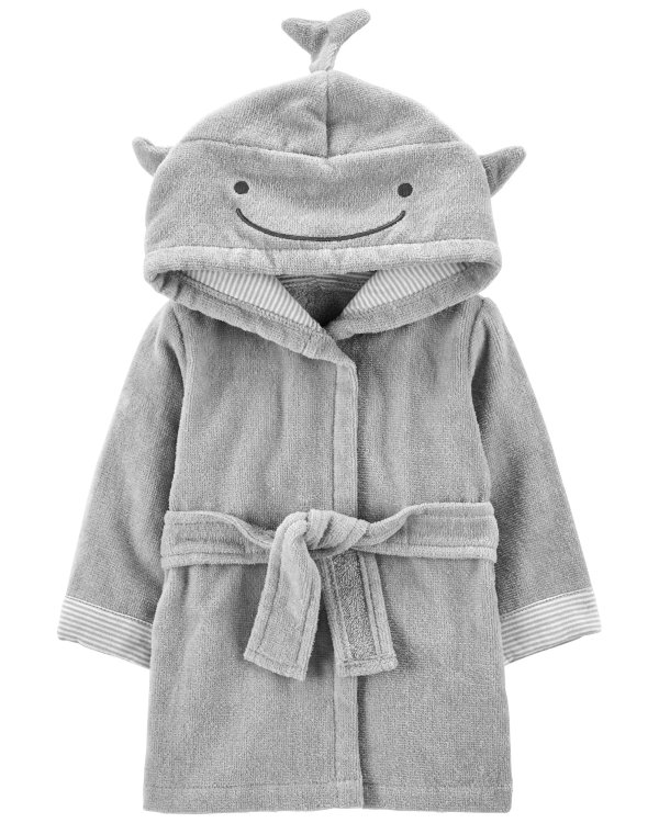 Whale Hooded Terry Robe