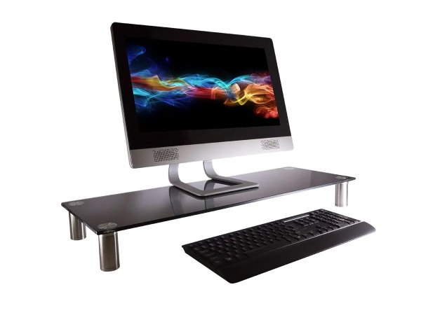 Workstream by Monoprice Large Multimedia Desktop Monitor Stand