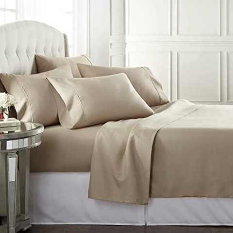 低至3.5折 Queen 6件套$13限今天：Danjor Linens 床品套装促销 多尺寸颜色可选