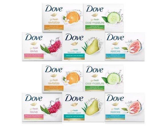 (15 Pack) Dove Bar Soap Variety Bundle