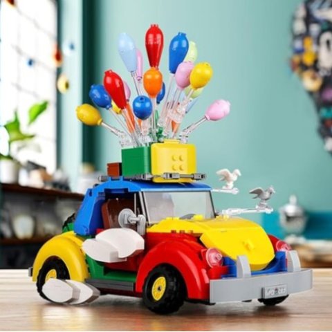Sillbird Beetle Balloon Car Building Toy Set for Kids