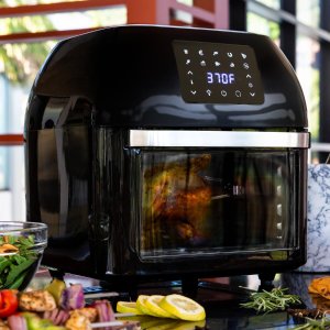 11.11 Exclusive: Best Choice Products 16.9qt 1800W 10-in-1 XXXL Air Fryer Countertop Oven, Rotisserie, Dehydrator