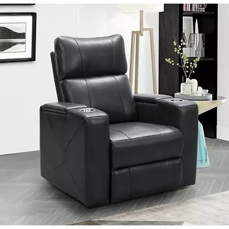 Power Theatre Recliner with Power Adjustable Headrest, Assorted Colors - Sam's Club
