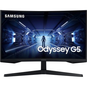 SAMSUNG Odyssey G5 27" 2K 144Hz 1ms 曲面显示器