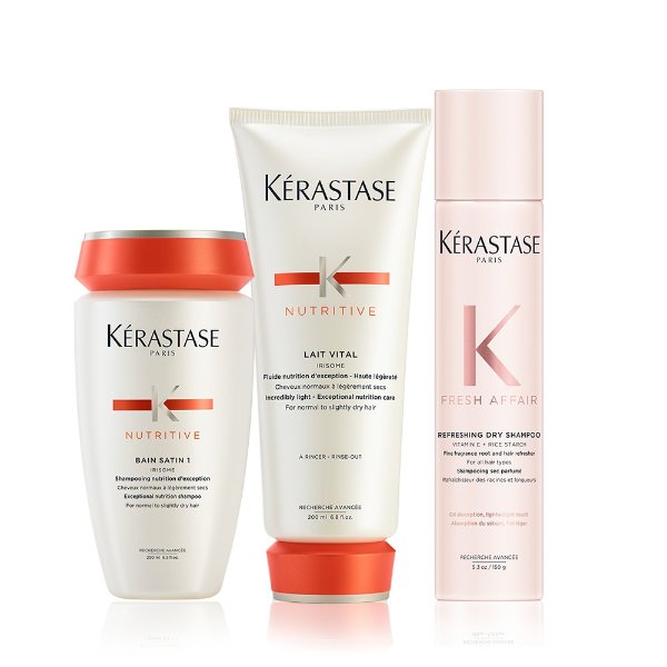 Nutritive Dry Hair Fresh Affair Dry Shampoo Hair Set | Kerastase