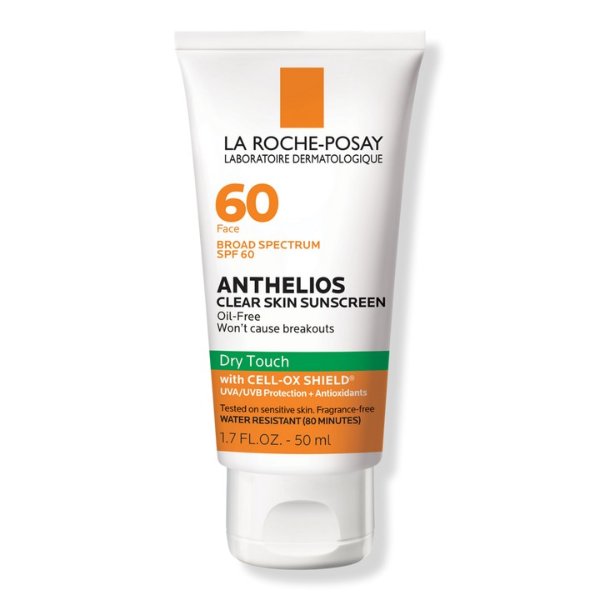 Anthelios Clear Skin Dry Touch Face Sunscreen SPF 60 - La Roche-Posay | Ulta Beauty