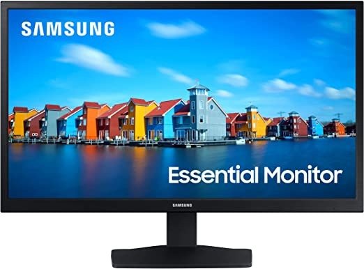 S33A Series 24-Inch FHD 1080p Computer Monitor, HDMI, VA Panel, Wideview Screen, Eye Saver Mode, Game Mode (LS24A336NHNXZA), Black