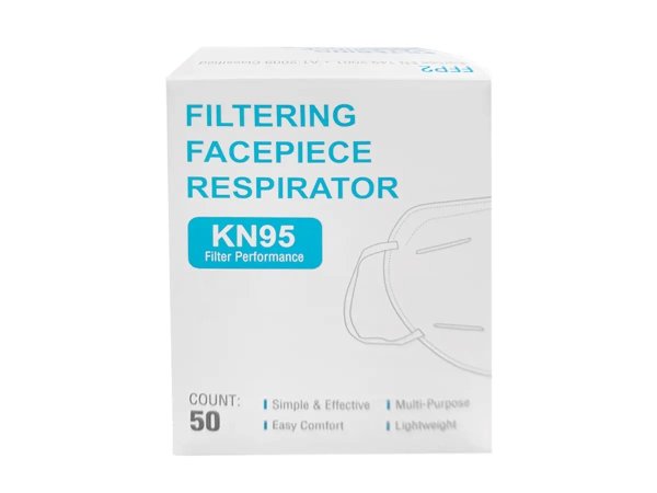 KN95 Face Mask 50 Pack (5 bags of 10) Breathing Respiratory protection FDA and CE certification Non-Woven - Monoprice.com