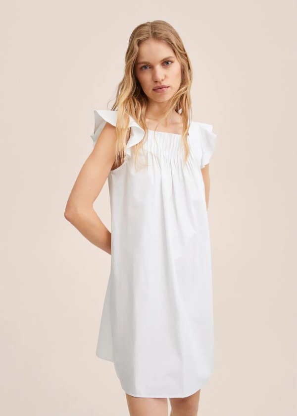100% cotton dress - Women | Mango USA