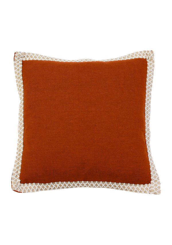 Andrea Embroidered Throw Pillow