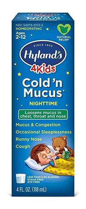 儿童夜间缓解症状感冒药