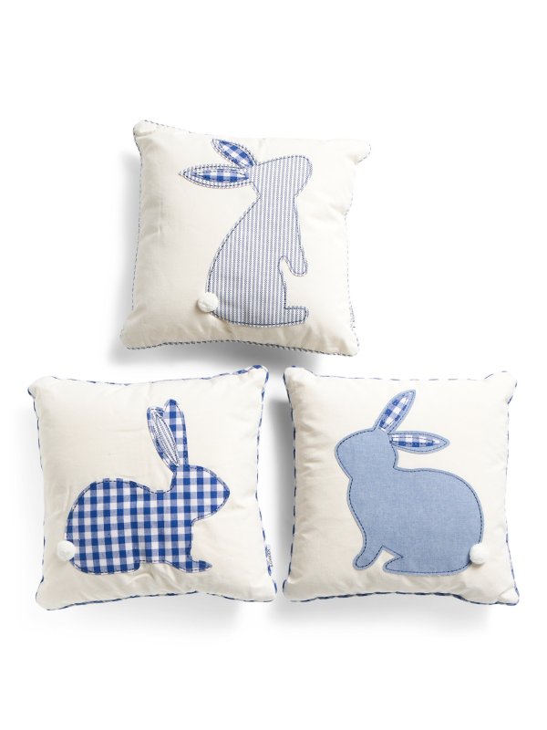 兔子抱枕三个