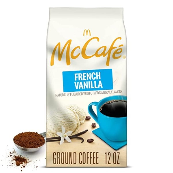 French Vanilla, Ground Coffee, Flavored, 12oz. Bagged