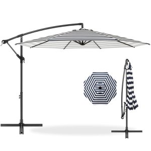 Best Choice Products Offset Hanging Patio Umbrella - 10ft