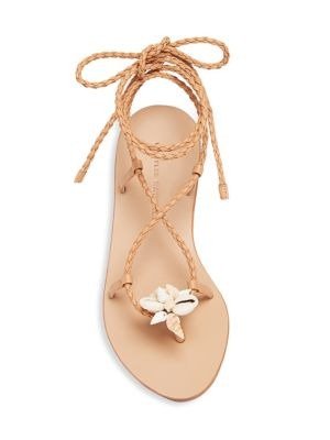 Shelly Wrap Leather Sandals