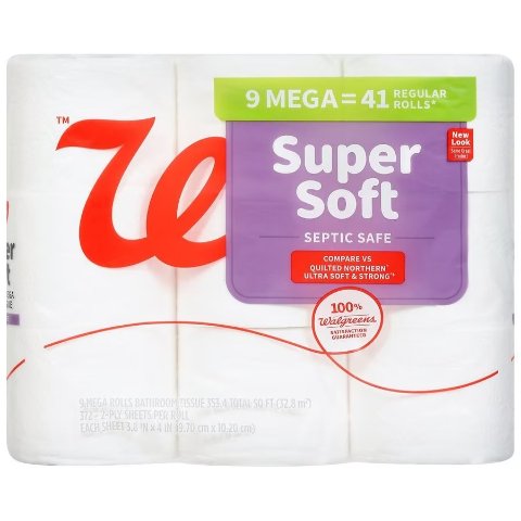 Mega Super Soft 卫生纸 9卷