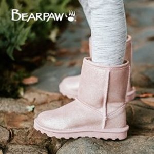 BearPaw 儿童雪地靴特卖 寒冷冬季不冻脚