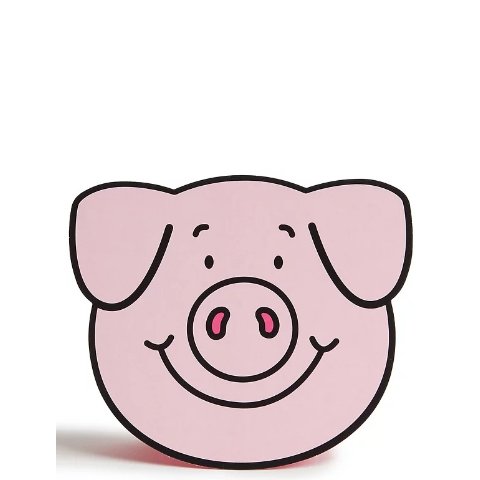 玛莎猪 猪猪造型礼卡
