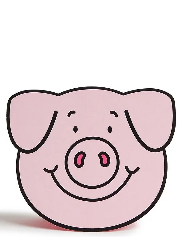 玛莎猪 猪猪造型礼卡