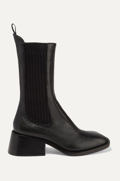 Bea textured-leather Chelsea boots