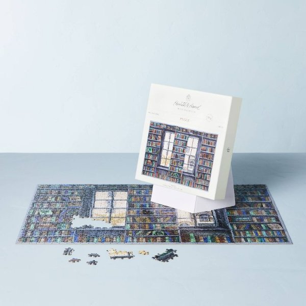 Library Bookshelves Jigsaw Puzzle 950pc - Hearth &#38; Hand&#8482; with Magnolia