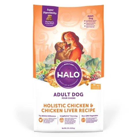 Adult Holistic Chicken & Chicken Liver Dry Dog Food, 21 lbs. | Petco