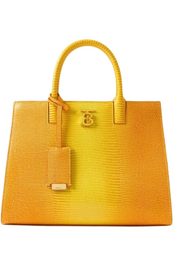 Frances Ombre Lizard Embossed Leather Top Handle Bag