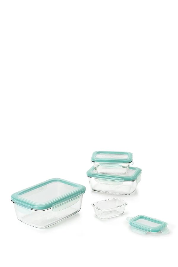 Good Grips 8-Piece Smart Seal Glass Container Set