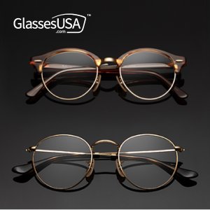 镜框3.5折+包邮黑五价：GlassesUSA 时尚眼镜镜框大促 收抗UV防蓝光镜片