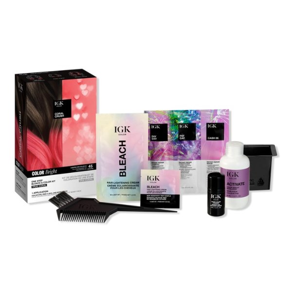Color Bright One Step Bleach & Color Kit - IGK | Ulta Beauty