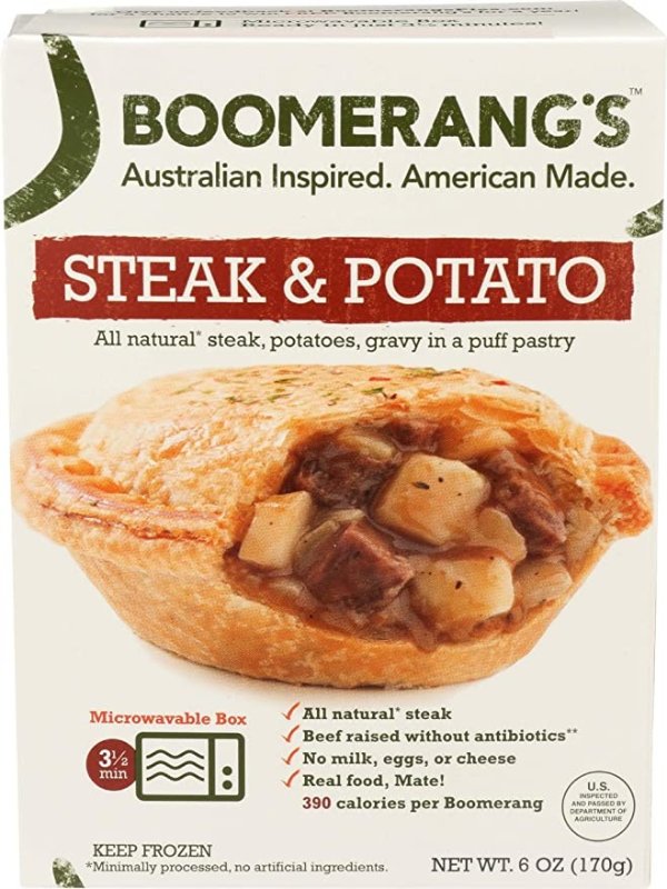 Boomerang's, Steak & Potato, 6 Ounce