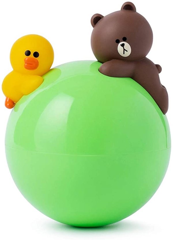 Friends Brown & Sally Character Roly Poly Wobble Toy Figure Home Decor, Green