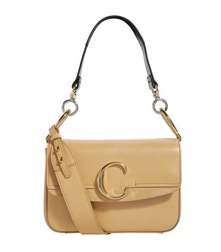 Small Leather Chloe C Bag