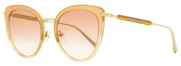 women's butterfly sunglasses lo661s 750 peach/gold 53mm