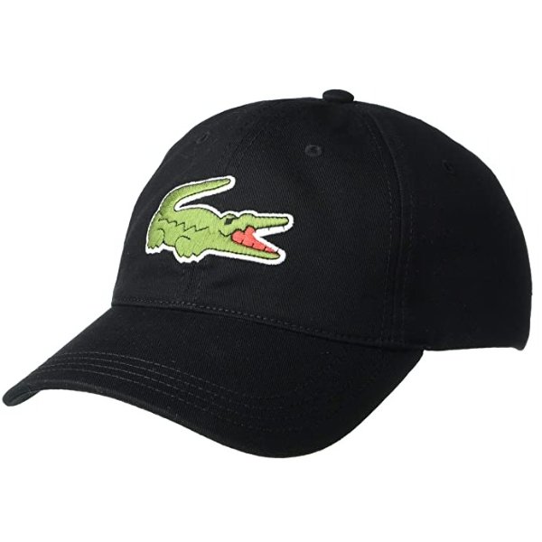 小鳄鱼刺绣棒球帽