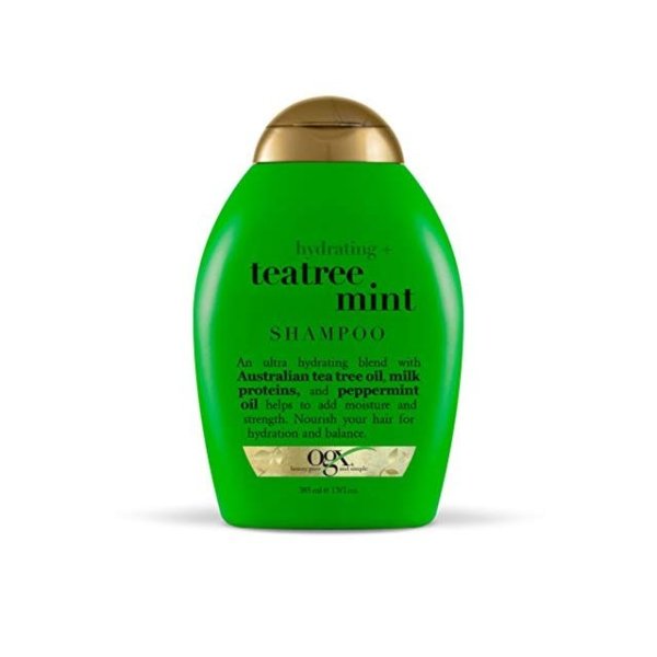 Shampoo Hydrating TeaTree Mint, (1) 13 Ounce Bottle, Moisturizing Shampoo with Australian Tea Tree Oils, Paraben Free, Sulfate Free, Sustainable Ingredients, Nourishing
