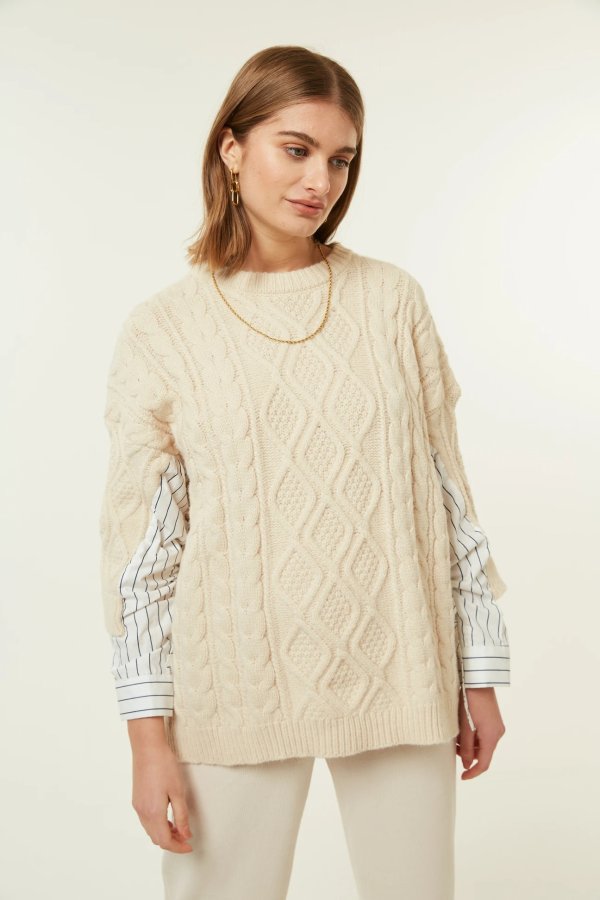 CABLE KNIT JUMPER