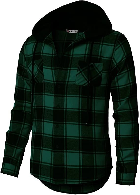 Mens Casual Hoodie Jackets Lightweight Long & Short Sleeve with Pockets