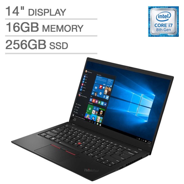 ThinkPad X1 Carbon 14" Laptop - Intel Core i7-8665U - 1080p